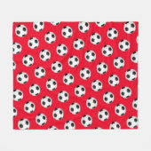 Voetbal Fleece Blanket (Voorkant (Horizontaal))