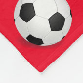 Voetbal Fleece Blanket (Hoek)