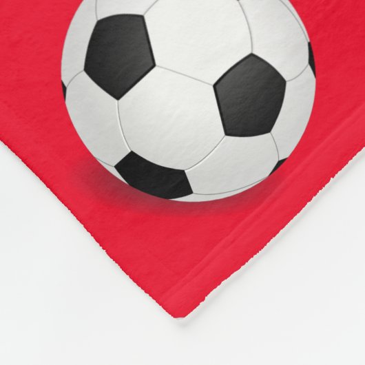Voetbal Fleece Blanket (Hoek)