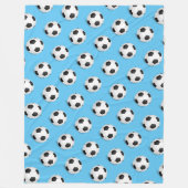 Voetbal Fleece Blanket Deken (Voorkant)
