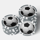 Voetbal / Football aanpasbare pokerchips (Opstapeling)