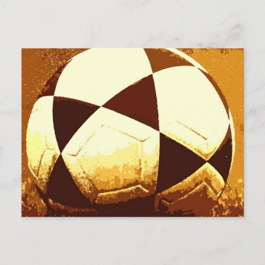 Voetbal - Football Ball Briefkaart (Voorkant)