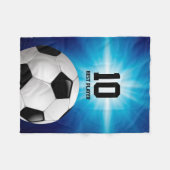  Voetbal | Football Beste speler Fleece Deken (Voorkant (Horizontaal))
