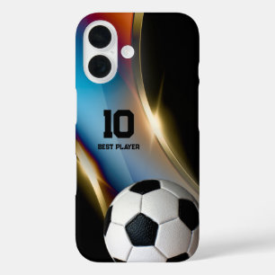 Voetbal Football Beste speler nr. iPhone 16 Hoesje