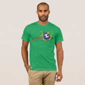 Voetbal/football Brasil Goal sport t-shirt (Voorkant volledig)