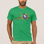 Voetbal/football Brasil Goal sport t-shirt (Voorkant)