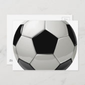 Voetbal football briefkaart (Voorkant / Achterkant)
