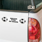 Voetbal  Football Bumpersticker (Op Truck)