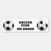 Voetbal  Football Bumpersticker (Voorkant)