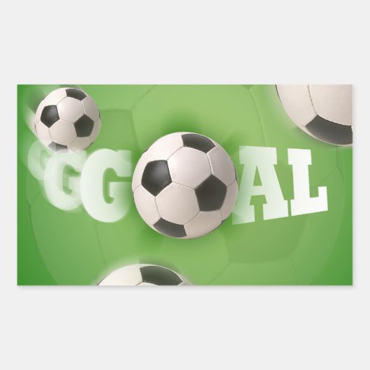 Voetbal Football Doel - Sticker (Voorkant)