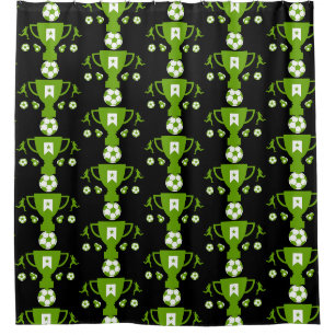 Voetbal Football Douchegordijn