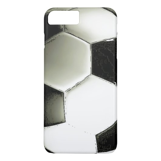 Voetbal - Football iPhone 7 Plus Hoesje (Achterkant)