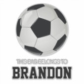 Voetbal Football Kinder Vinyl Sticker (Voorkant)