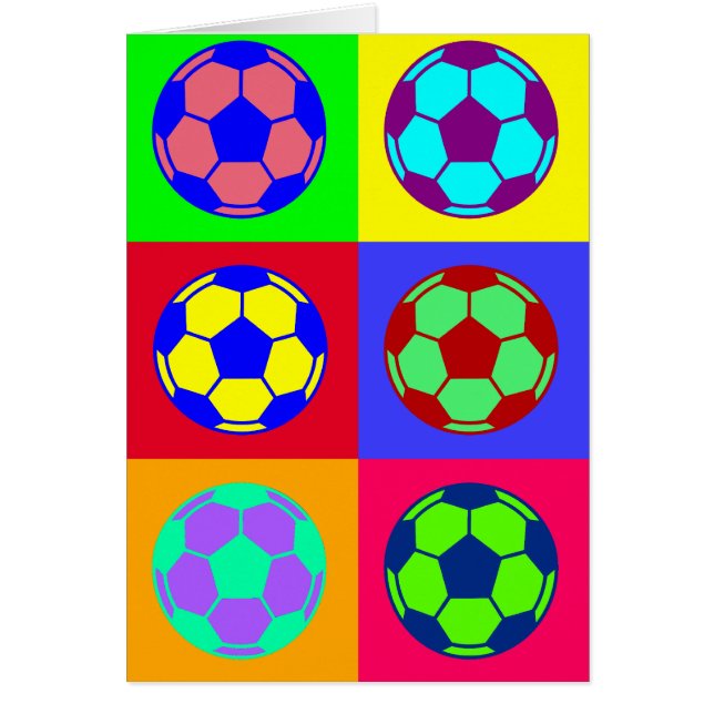 Voetbal/Football kunst (Voorkant)