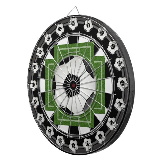 Voetbal (Football) Multi-Target 20 Count Dartboard Dartbord (Voorkant Rechts)