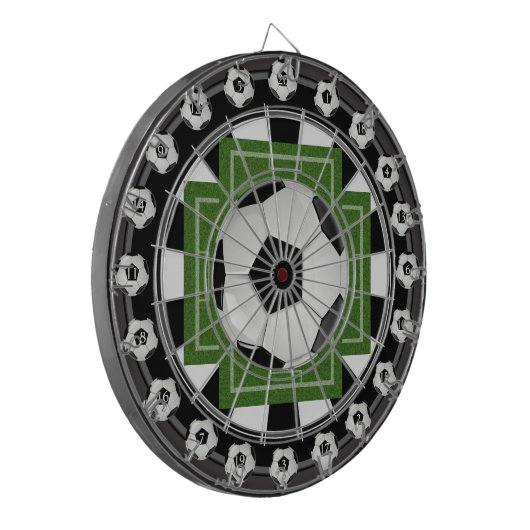 Voetbal (Football) Multi-Target 20 Count Dartboard Dartbord (Voorkant Links)