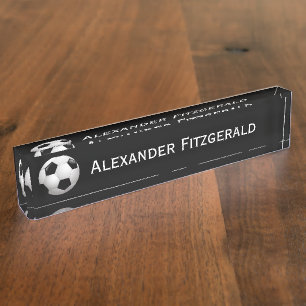 Voetbal Football Naambordje