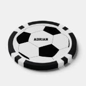 Voetbal Football op maat Poker Chips (Enkel)
