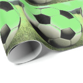 Voetbal Football Pop Art Cadeaupapier (Rol Hoek)