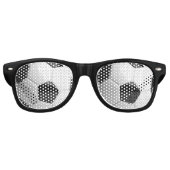 Voetbal Football Retro Zonnebril (Voorkant)