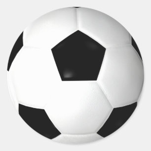 VOETBAL ( FOOTBALL ) RONDE STICKER