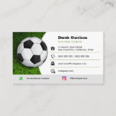 Voetbal | Football-sportcoach Visitekaartje (Voorkant)