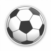 Voetbal Football Sticker (Voorkant)