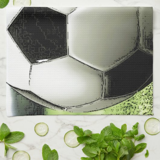 Voetbal - Football Theedoek (Gevouwen)