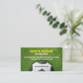 Voetbal Football Visitekaartje (Staand voorkant)