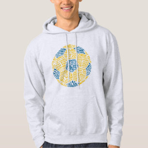 Voetbal Football Word Art Wordle Hoodie