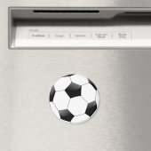 Voetbal Football zwart-wit Magneet (Insitu (Vaatwasser))