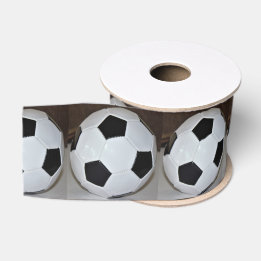 voetbal Foto Grosgrain Lint