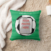 voetbal foto kussen (Deken)