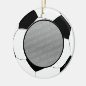 Voetbal foto ornament (Links)