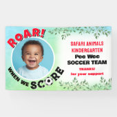 Voetbal Foto Spandoek (Horizontaal)