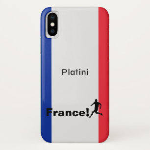 Voetbal Frankrijk, aanpasbaar iPhone X Hoesje