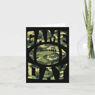 Voetbal Gameday Game Day Camo Vlag Patriottisch Us Kaart