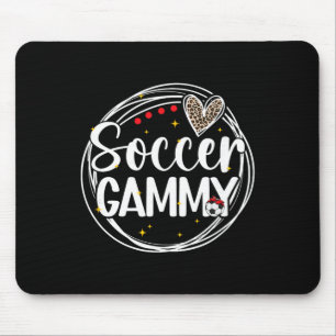 Voetbal Gammie Oma Gammie Van Een Voetbalspeler Ga Muismat