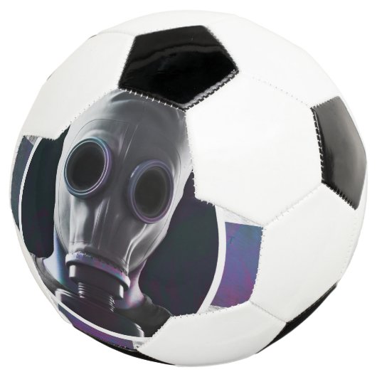 Voetbal gasmasker (Drie kwart)