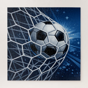 Voetbal geïnspireerde ontwerpen legpuzzel