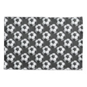 Voetbal gekleurd patroon kussensloop (Achterkant)