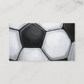 Voetbal gekleurd patroon visitekaartje (Achterkant)
