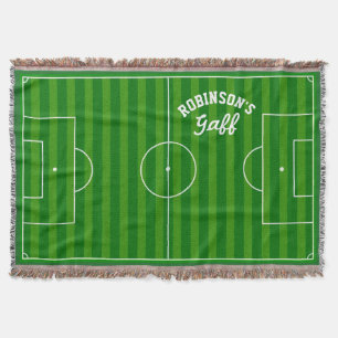 Voetbal gepersonaliseerd deken