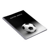 Voetbal Gepersonaliseerd Notitieboek (Rechterzijde)