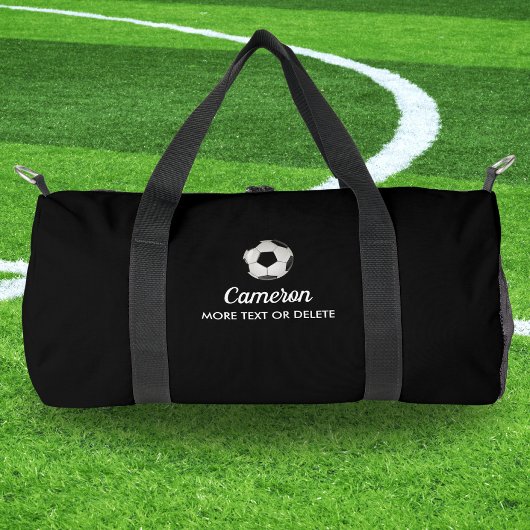 Voetbal gepersonaliseerde naam aangepaste team tek plunjezak