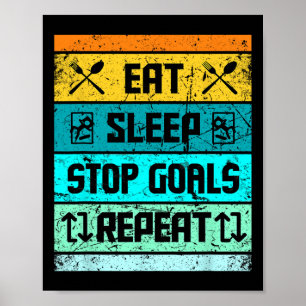 Voetbal Goalie Hockey Goalie Lacrosse Voor Mannen  Poster