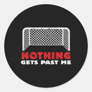 Voetbal Goalie Speler Atleet Motivatie Team Sport Ronde Sticker
