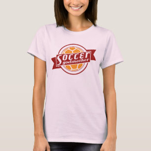 Voetbal Godmother Naam & Nummer Terug Print T-shirt
