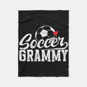 Voetbal Grammy Oma Grammy Van Een Voetballer Gr Fleece Deken