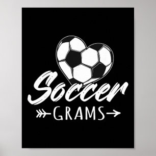 Voetbal Grams Overeenkomende Familie Voetbal Liefh Poster
